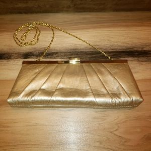 Jessica McClintock Gold Handbag